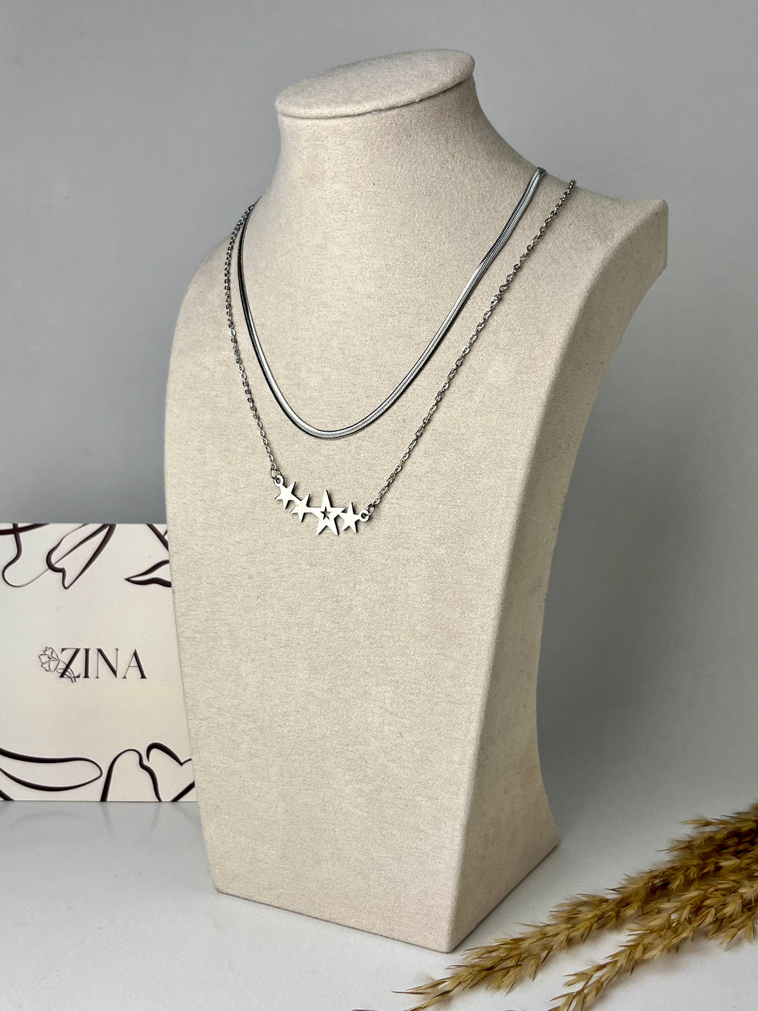 "Stars Silver" necklace