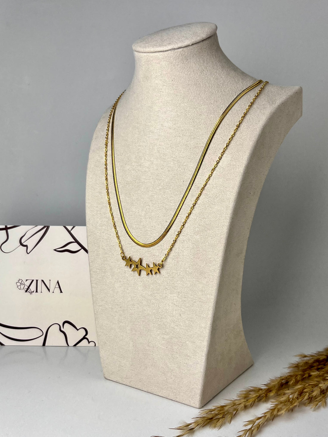 "Stars Gold" necklace
