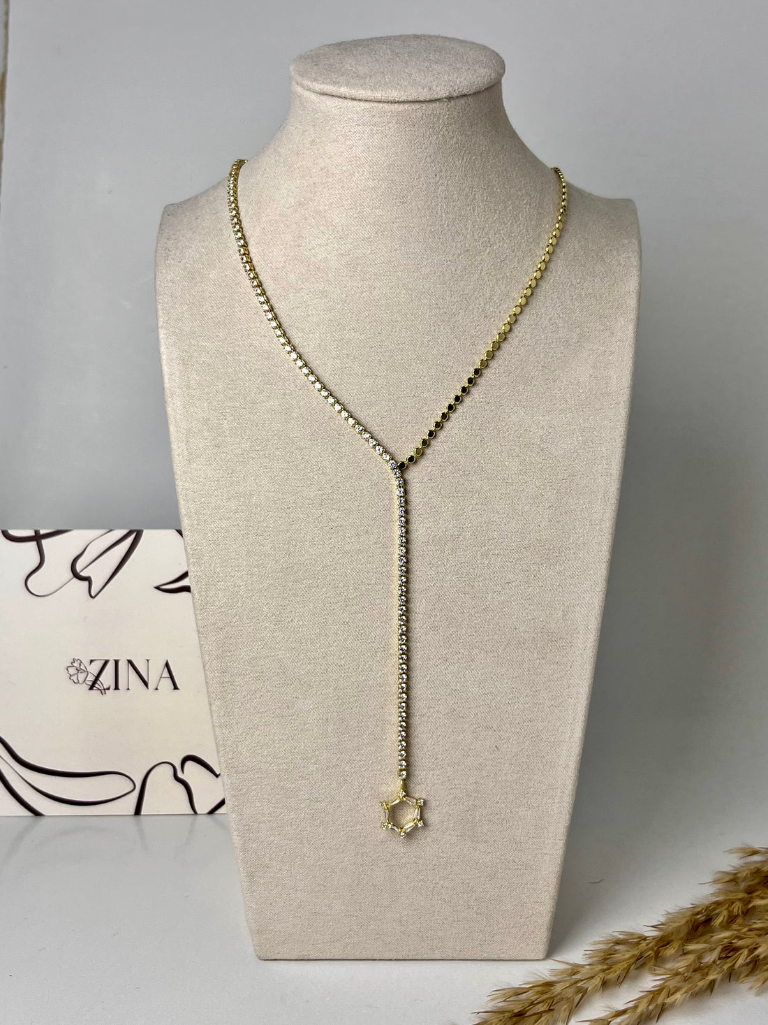 Gold "Sparkle" necklace