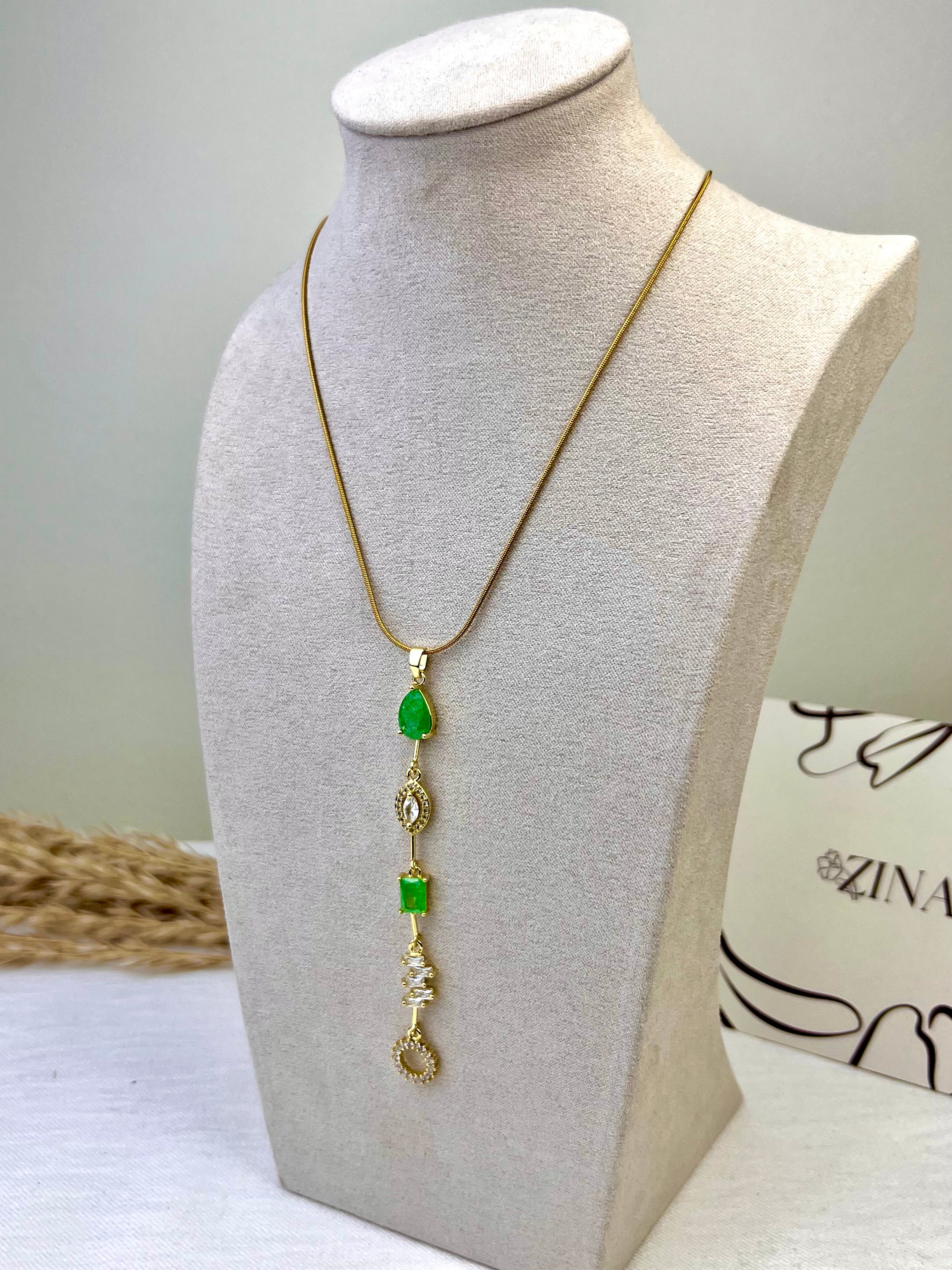 "Emerald" necklace