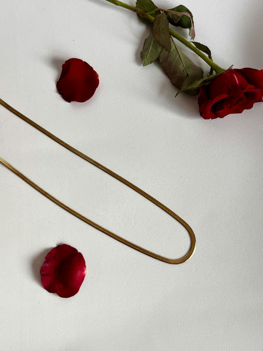 Classic gold cobra chain (soft)